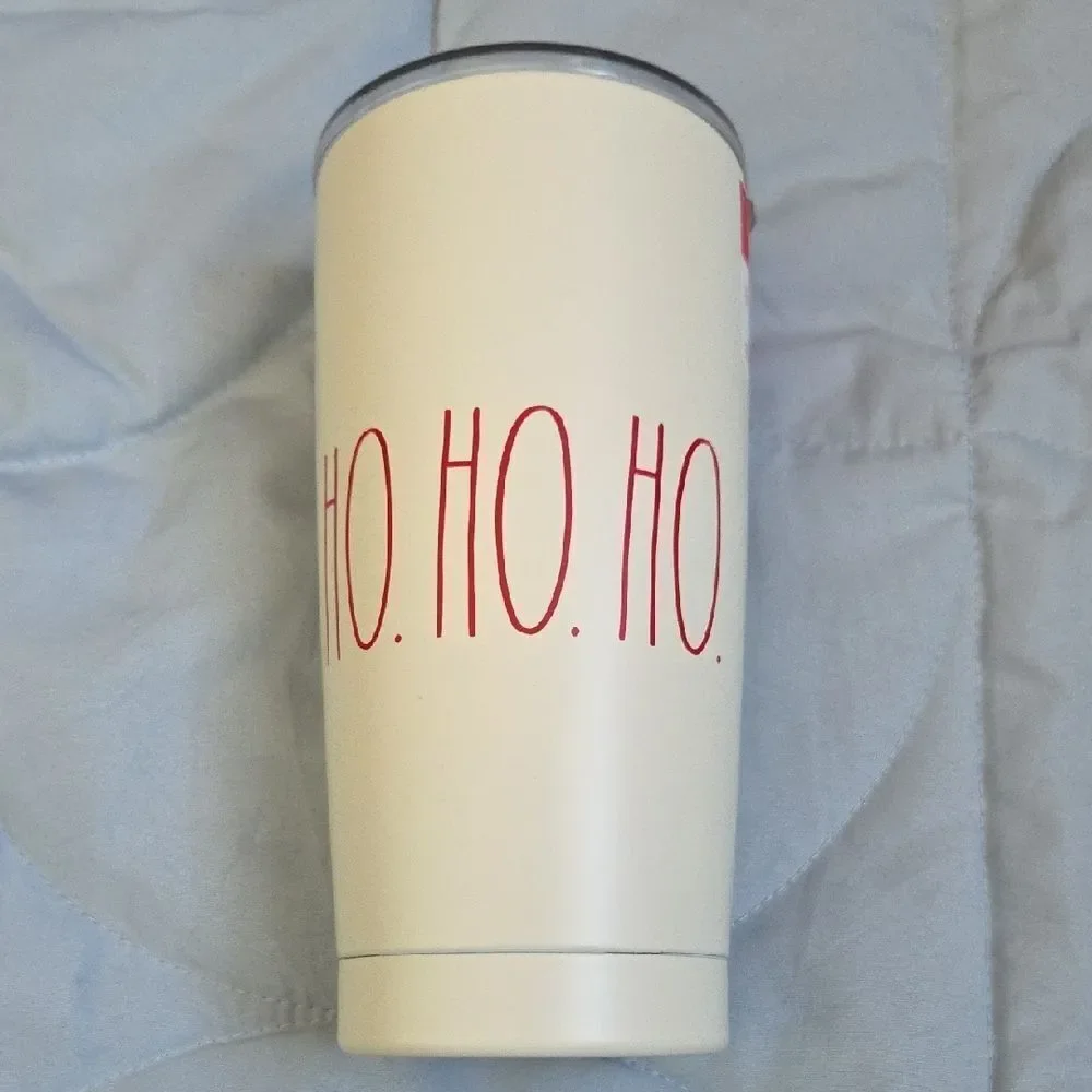 Rae Dunn Red and White Christmas Tumbler